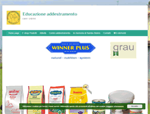 Tablet Screenshot of educazionealimentazionecani.com